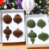 4pcs Delicate Christmas Ball Pendant Creative Xmas Tree Hanging Ornament  New Year
