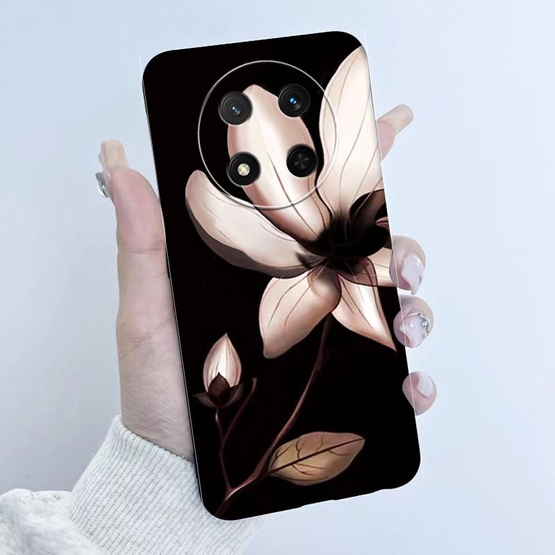 For Honor X9C Case 6.78 inch Bumper Shells Flower Girl Design Soft Silicone Protective Cover for Honor Magic7 Lite Coque fundas