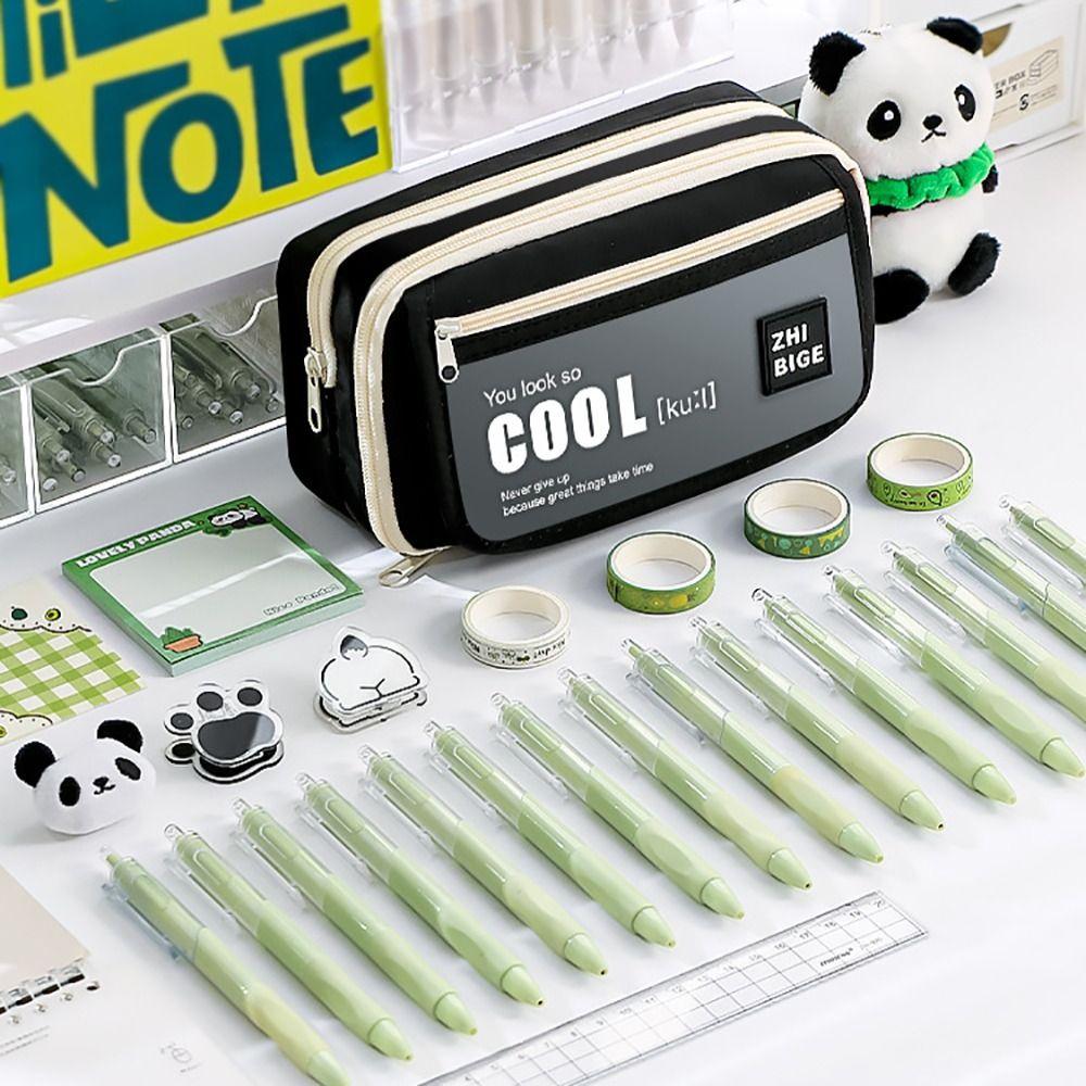 Cartoon Pen Bag Large Capacity Stationery Organizer NEW Stationery Bag