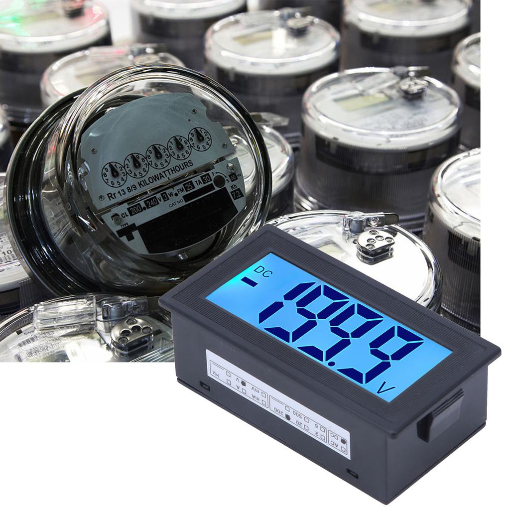 YB5135DB DC Digitales Voltmeter LCD-Anzeige Spannungsmesser AC100240V StromversorgungDC 0200V