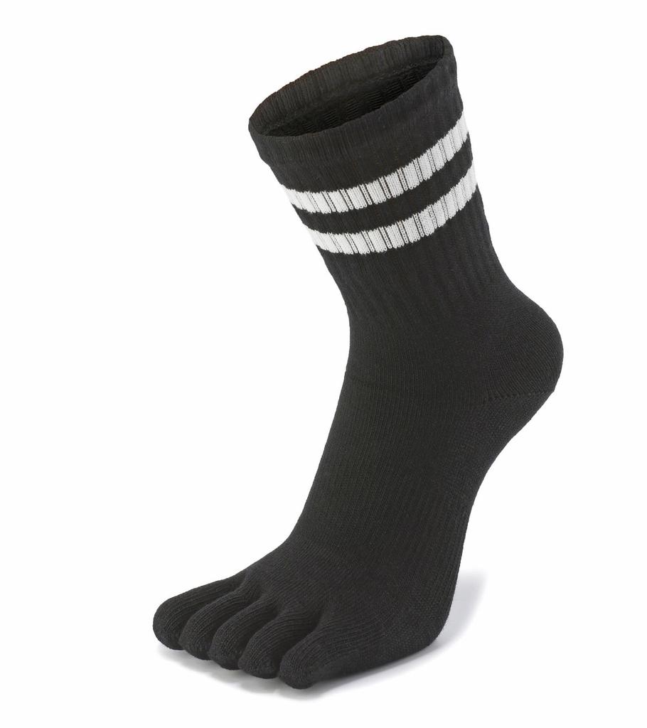 WIOIW Women's Five-Toe Socks, Sports Socks, Cotton, Durable, Perfect for Running, Commuting, and School, 3 Pairs