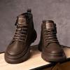 Men's Retro High-Top Work Boots: 2025 Autumn/Winter Thick-Soled Casual Martin Boots