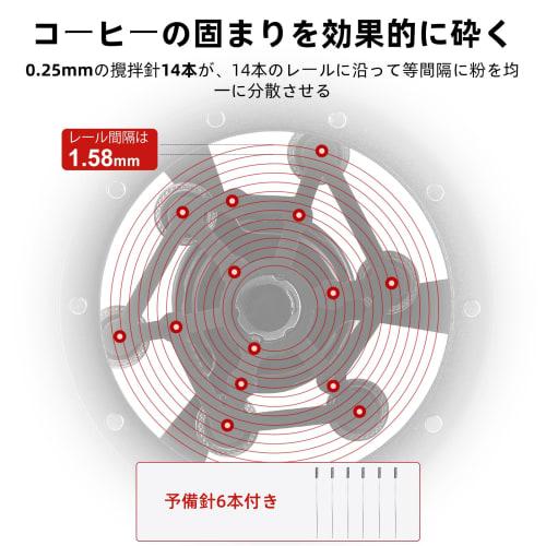 MHW-3BOMBER Espresso Needle, 58mm, WDT Tool, Height Adjustable, Magnetic, 0.25mm, 14 Needles, Coffee Distributor, Espresso Dispensing Tool with 6 Spar