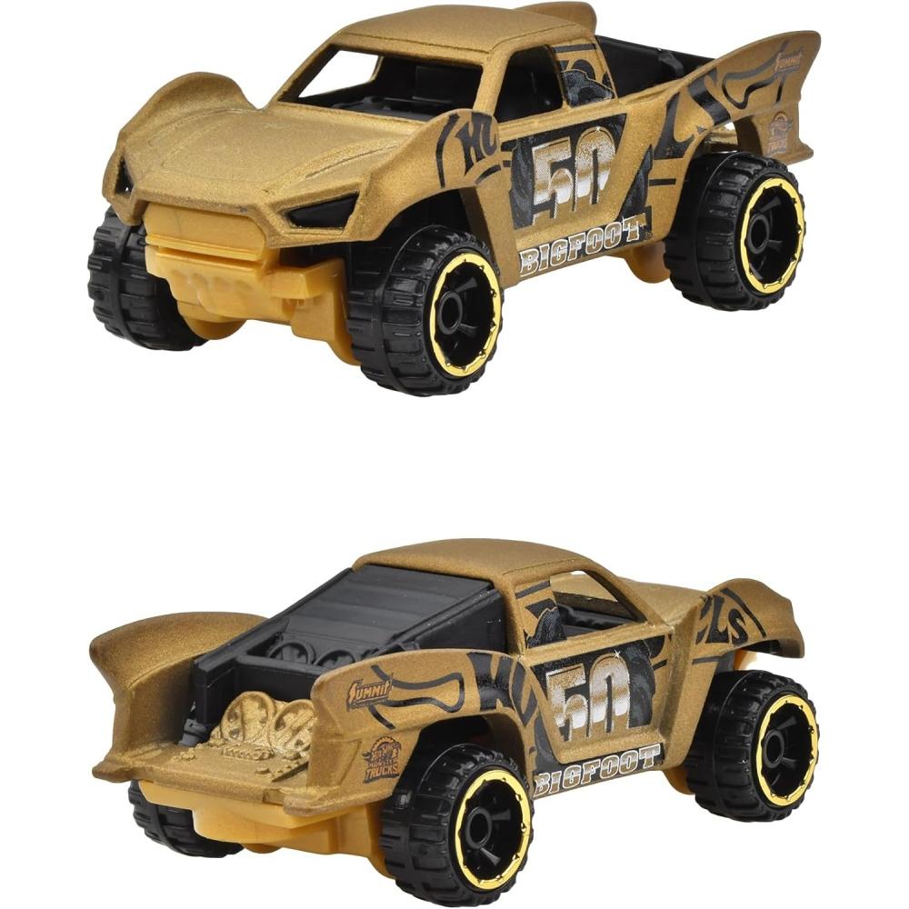 HoT Wheels MonsTer Truck BigfooT Trophy Champion CollecTion SeT WiTh 5 MonsTer T