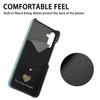 For Samsung Galaxy S25+ Case Litchi Texture Leather Coated PC Mobile Back Cover