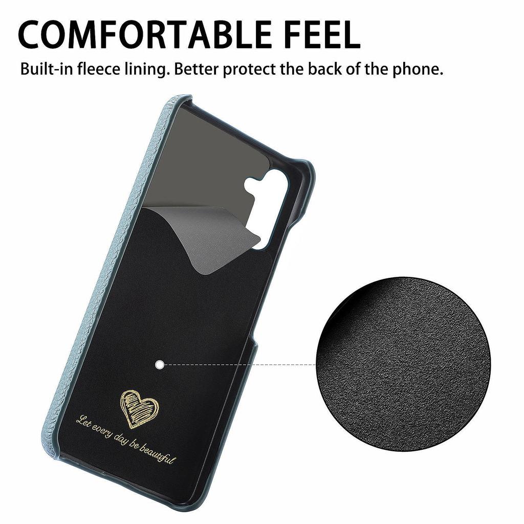 For Samsung Galaxy S25+ Case Litchi Texture Leather Coated PC Mobile Back Cover