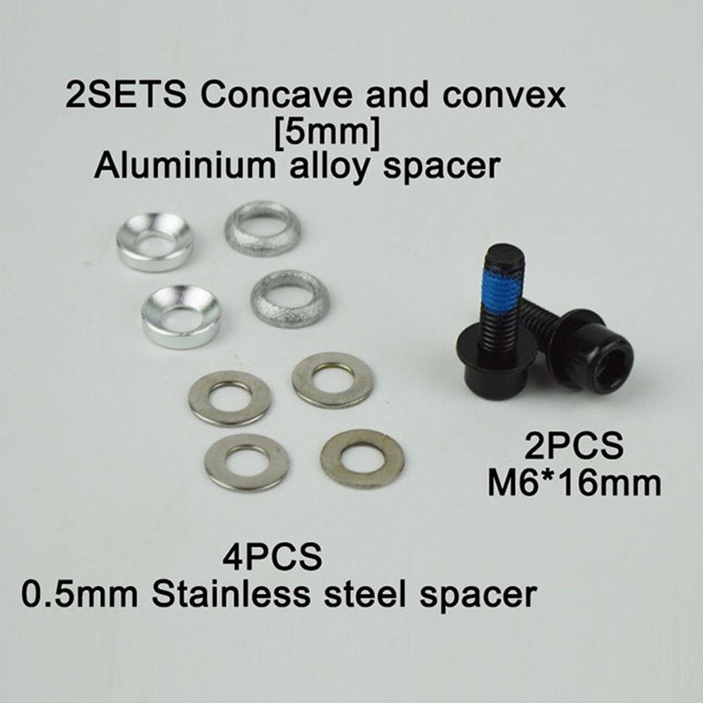 Stainless Steel Washers for MTB Mountain Bike Disc Brakes Perfect Alignment