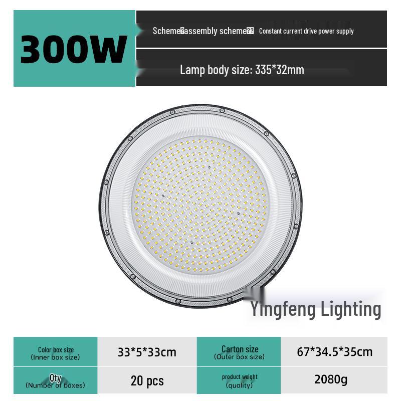 UFO Industrial Pendant Light for Warehouses, Workshops, and Garages