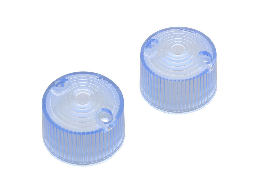 POSH 090371-SP Motorcycle Supplies 71 Turn Signal Repair Lens, Blue, Set of 2