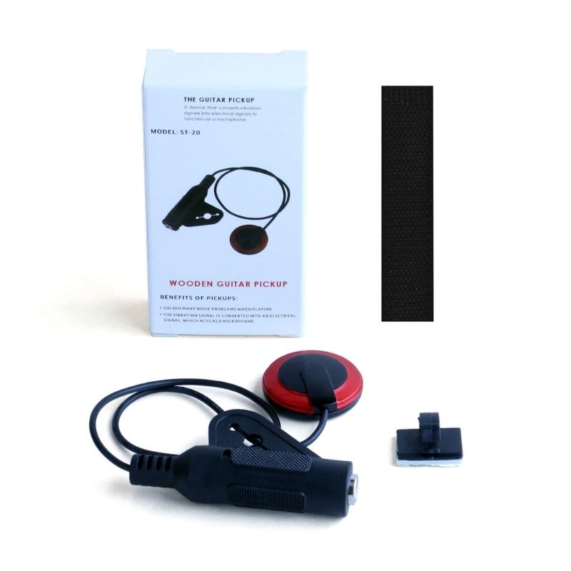 Advanced Contact Sensor for Acoustic Instruments Plastic HousingSound Reproduction for Stage Use Practice Activity