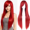 Layered Long Synthetic Hair Heat Resistance Anime Straight Hairpiece  Carnival
