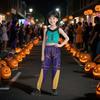 Jente Popartist Halloweenkostyme Sceneopptredantsantrekk Livlig trykk Cosplay-antrekk Utkledningskostyme for fester