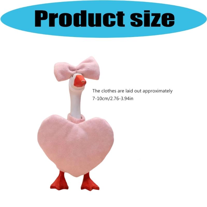 User Friendly Polyester Mini Geese Holiday Ornament for Festival Decoration Long Time Easy Party Fun Family Bondings