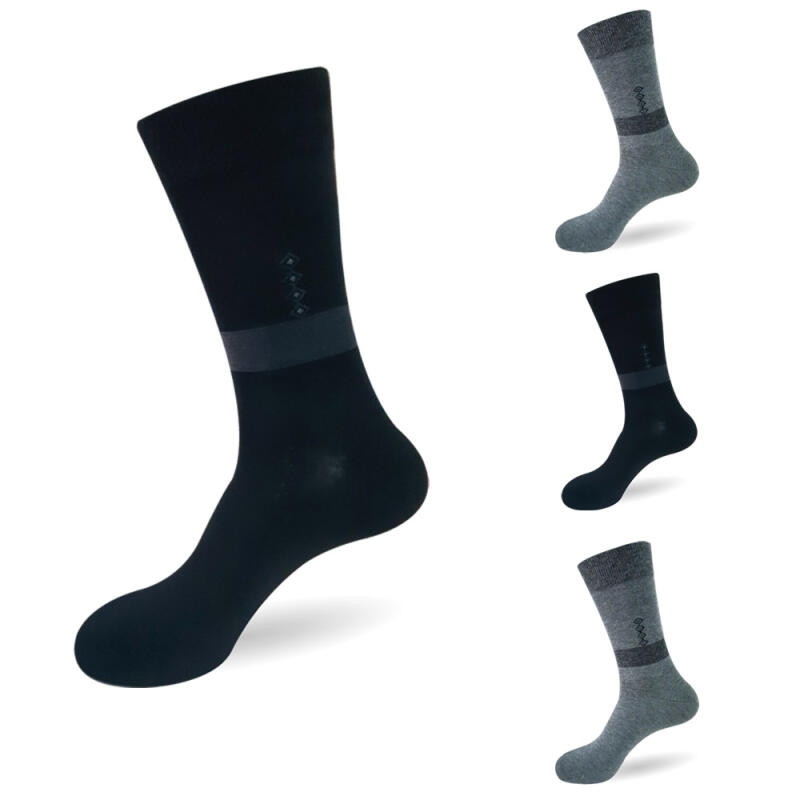 Sodilight Daily Men's Long Socks, 3-Pair Set