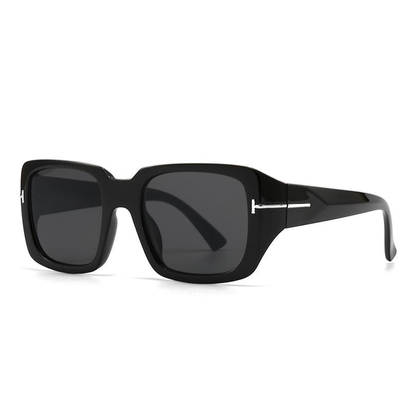 Foreign Trade Cross-Border Popular Modern Sunglasses European and American Street Photography Ins Popular Model Square Sunglasses