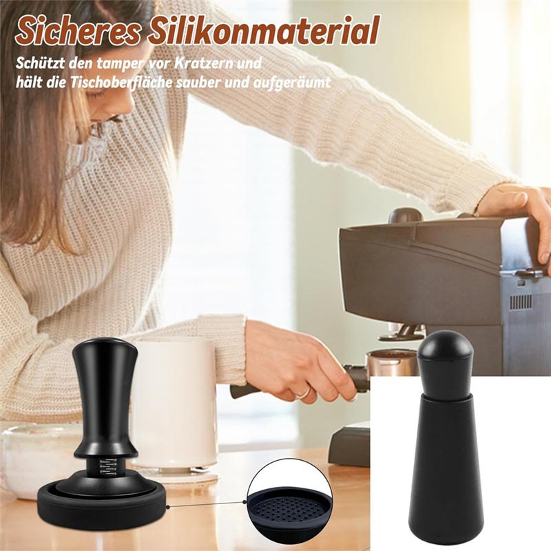 

AD23-Набор темперов для кофе 51 мм, Набор темперов для эспрессо, Набор бариста с темпером для кофе с основанием из нержавеющей стали 304, Для эспрессо-машины Du чёрный