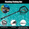 55cm-190cm Telescopic Fishing Net for Salmon Fly Carp Catfish Trout Floating Landing Net Easy Catch & Releasee Foldable