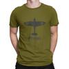 SPITFIRE T SHIRT Supermarine WWII British Fighter Battle of Britain RAF Tee Top