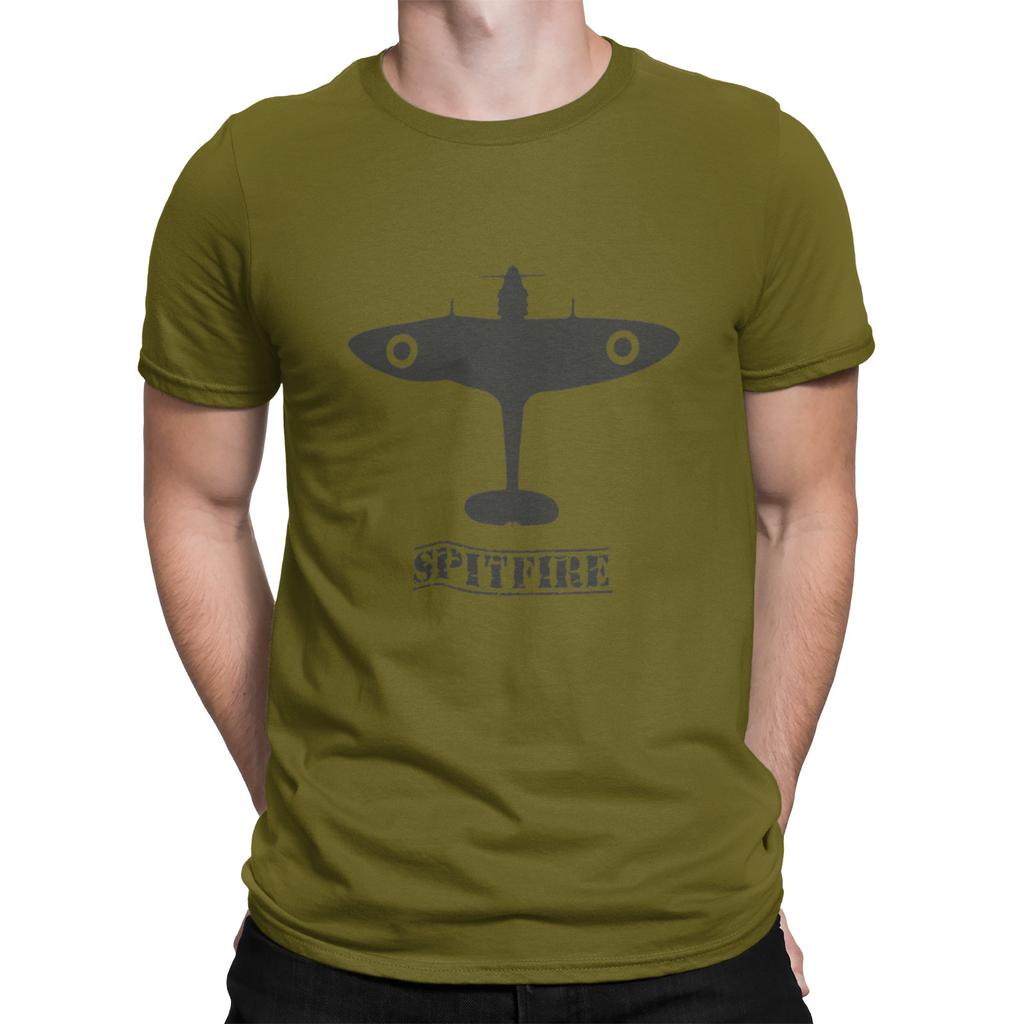 SPITFIRE T SHIRT Supermarine WWII British Fighter Battle of Britain RAF Tee Top