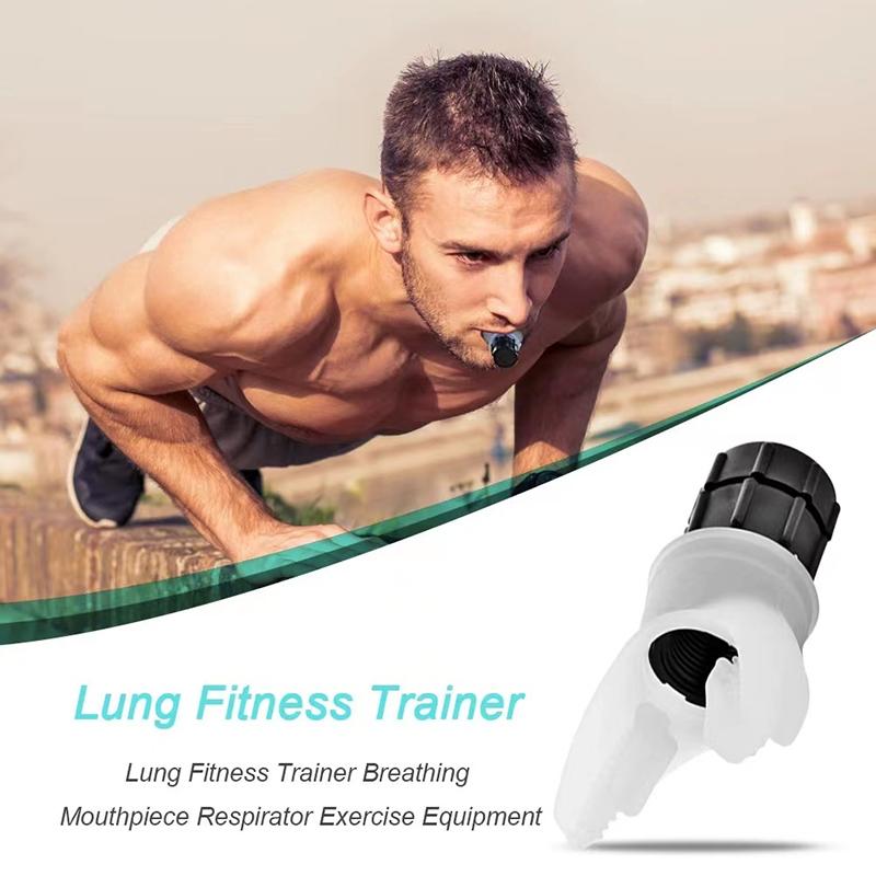 Atemtrainer Lung Flexer Langlebiges Fitness-Trainingsgerät Erhöht die Lungenkapazität Atem Einstellbare Stufen Tiefes Atmen