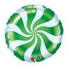 Qualatex Foil Balloon with Festive Candy Swirl Design