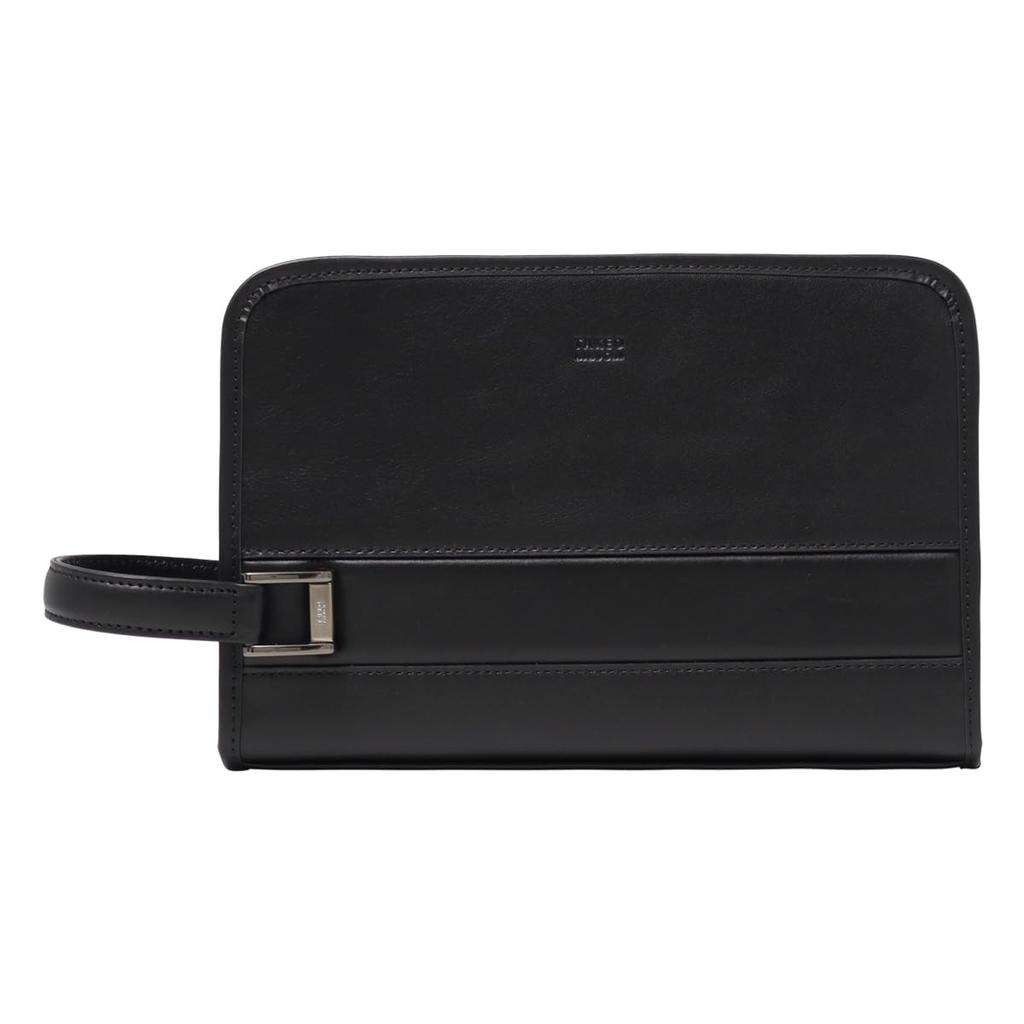 Second Bag A5 Bolton 702232 Clutch Bag Cowhide Leather Black [TAKEO KIKUCHI] Men's 01