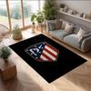 Atletico Madrid Theme rug Soft Crystal Velvet Area Rug Non-Slip Floor Carpet for Living Room Bedroom Nursery