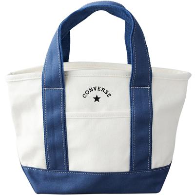 Converse Canvas Mini Tote Bag with Dwear Sticker, TOKYO All Star, Size Small, Navy, for Men and Women