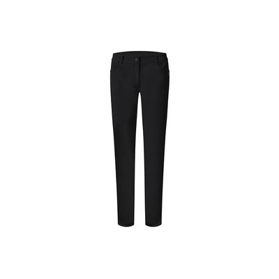 Atletizm Basic Düz Dokuma Spor Uzun Pantolon Kadın Alt Giyim Derin Siyah A11W235806F-BK