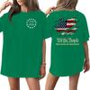 Women Casual Crew Neck Short Sleeve T Shirt 250th Anniversary Graphic Print Loose Fit Lightweight Top