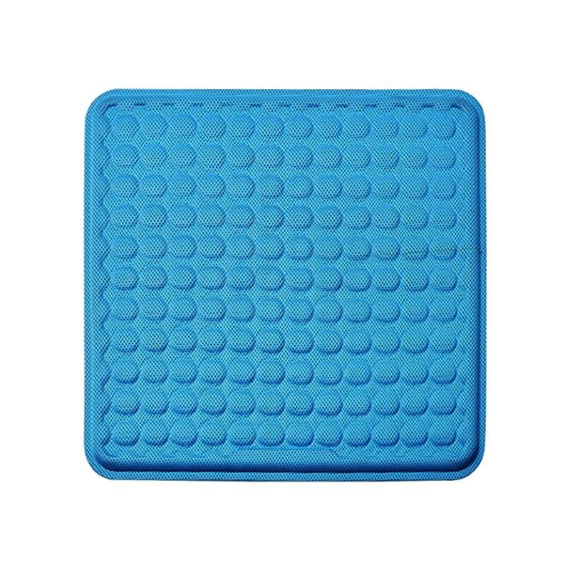 Car Gel Cooling Seats Cushion 3D Honeycomb Cool and Breathable Cool Ice Silk Car Home Office Chair Cushion