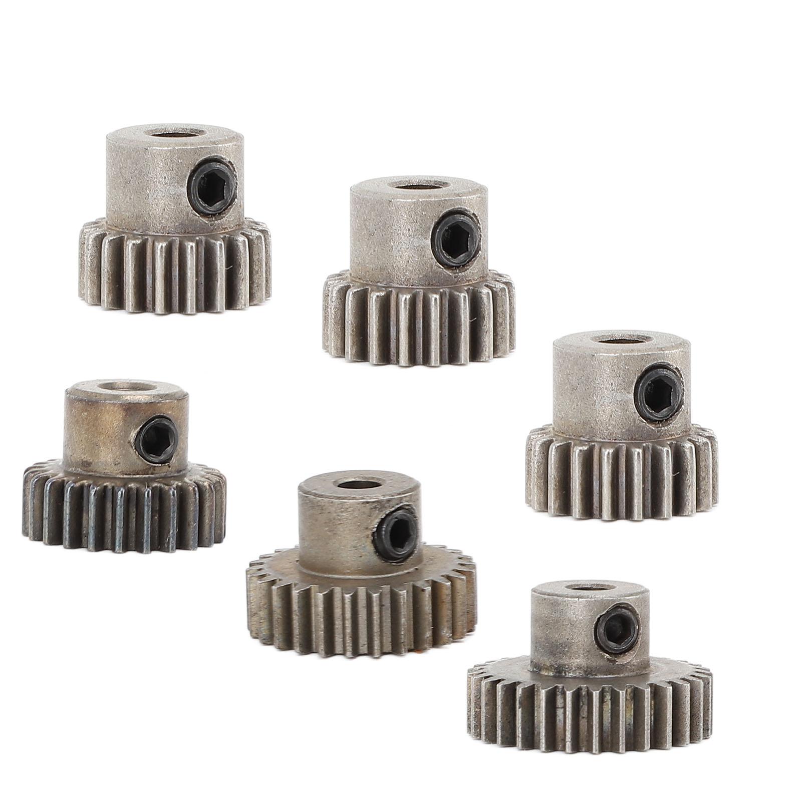 

3PCS RC Car Motor Gear M0.6 3.175mm Діаметр сталевого порошкового сплаву Шестерня двигуна Заміна шестерні 29T