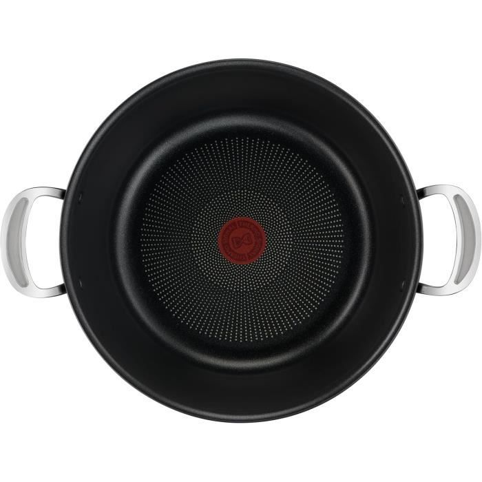 Poêle à frire - tefal - jamie oliver h9125444 - 30 cm - antiadhésif - induction - aluminium anodisé dur