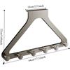 Rustproof Triangle Door Hook Stable Door Back Clothes Hook Clothes Coat Storage Hook  Closet