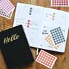 Planner Stickers 12 Date Dot Index Number  journaling Stickers for to Do Lists Planner Accessories(420 Pieces)