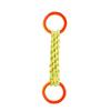 Bite-Resistant Double-Ring Dog Rope Toy Cotton Blend Durable Dog Toy  Tug Play