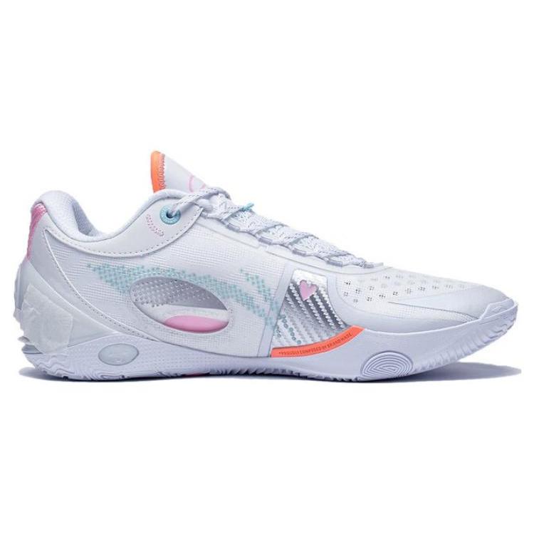 Li Ning Wade 808 3 Ultra Slip Resistant Abrasion Resistant Low Top Basketball Shoes Men's White ABAT051-7