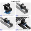 10Pcs Solar End Clamp Z Bracket Wide Photovoltaic Mounting Bracket Adjustable Solar Panel Mounting Bracket Clamp