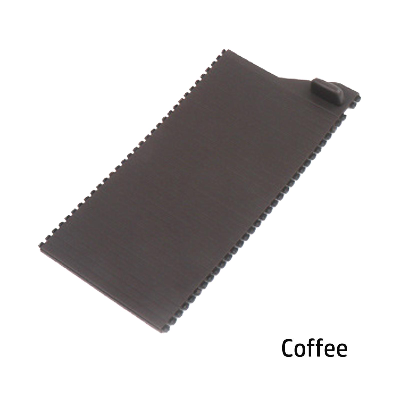 Cup Holder Slide Cover Auto Interior Center Console Cup Holder Cover Black Plastic Easy tallation Practical Design