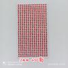 Sticker Beautiful Acrylic Red 3-4-5-6-8mm Double-sided Tape Bottom Decorative Face Sticker Single Round Diamond Beauty Mole