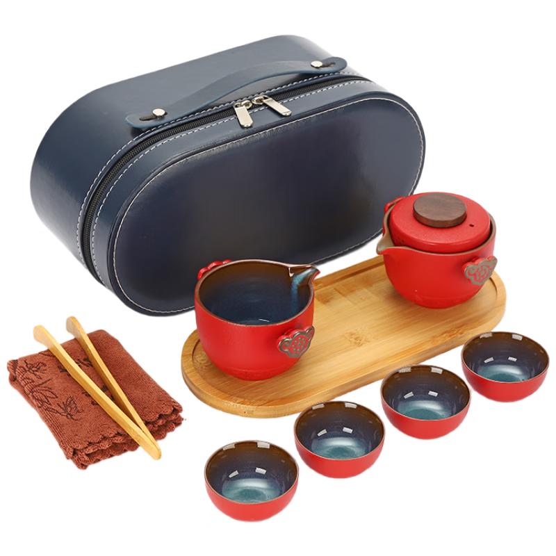 Portable Ceramic Kung Fu Tea Set