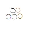C-Shaped Stainless Steel Fake Nose Ring - Personalized Titanium Steel Piercing Jewelry
