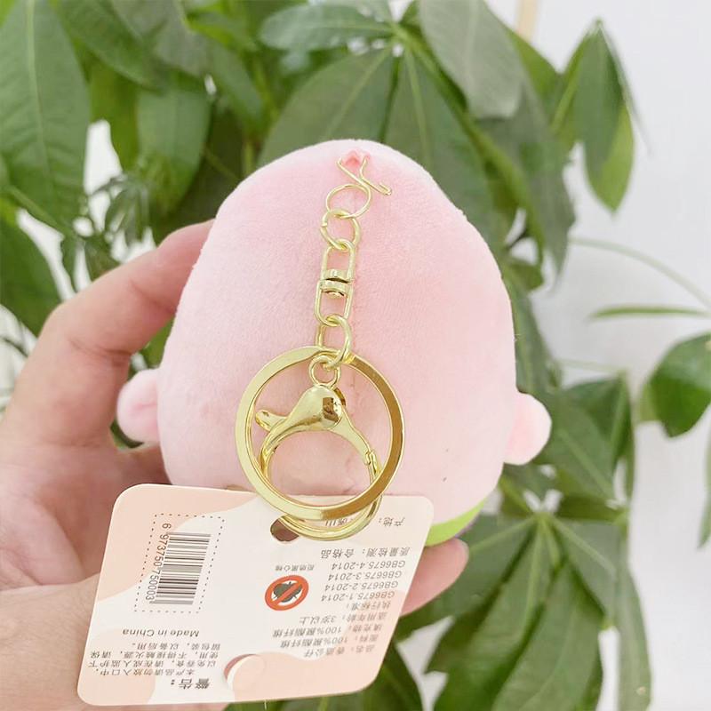 Cartoon Plush Charming Spongebob And Patrick Star Keychain Doll For Kids Room Decor