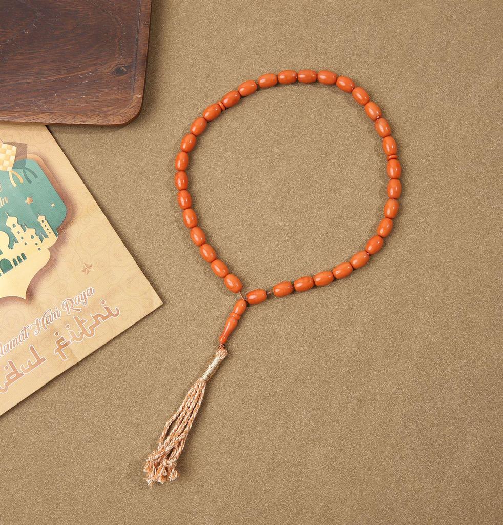 33-Perlen Bodhi Gebetsperlenarmband mit Quaste