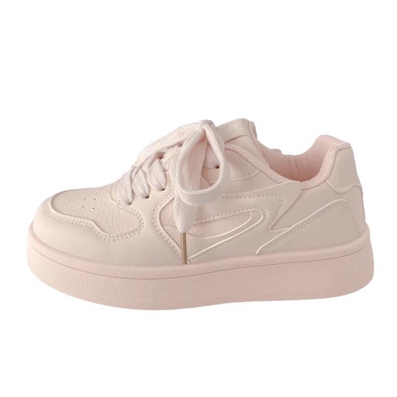 Thick-soled Lightweight Little White Shoes 2025 New Summer Student Versatile Shoes Ins Casual Board Shoes Support