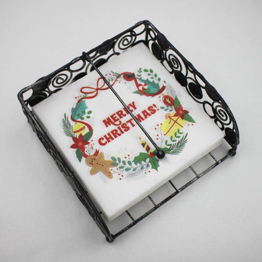 Santa Claus X-mas Party Christmas Napkin Paper Napkins Napkins For Decoupage Lunch Paper
