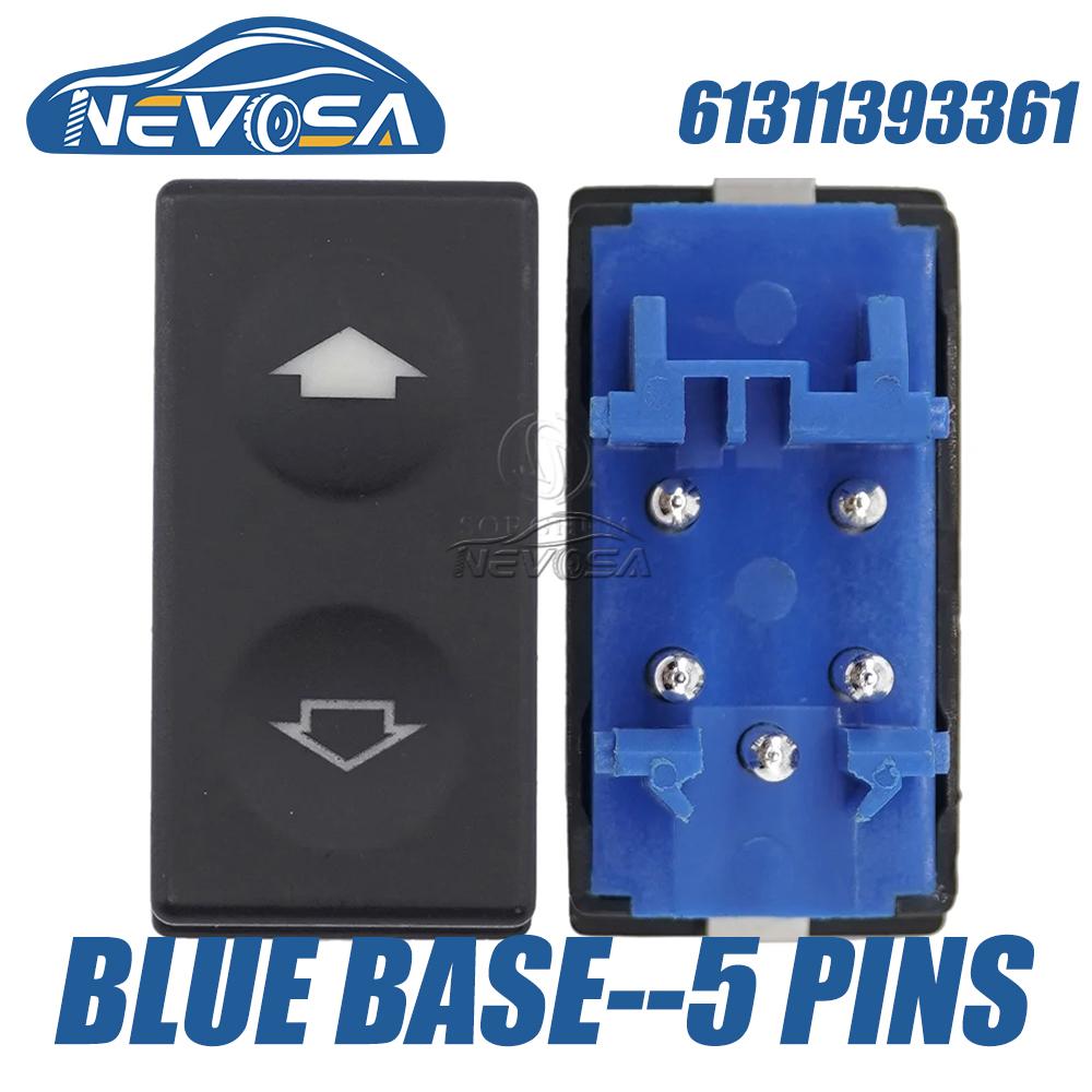 NEVOSA 61311387916 61311393361 61318365300 61311387387 For BMW E36 318I 325I Z3 318ti 325is Power Window Switch Single Button