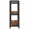 Bookshelf Smoked Oak 60 X 30 X 85 Cm Engineered Wood