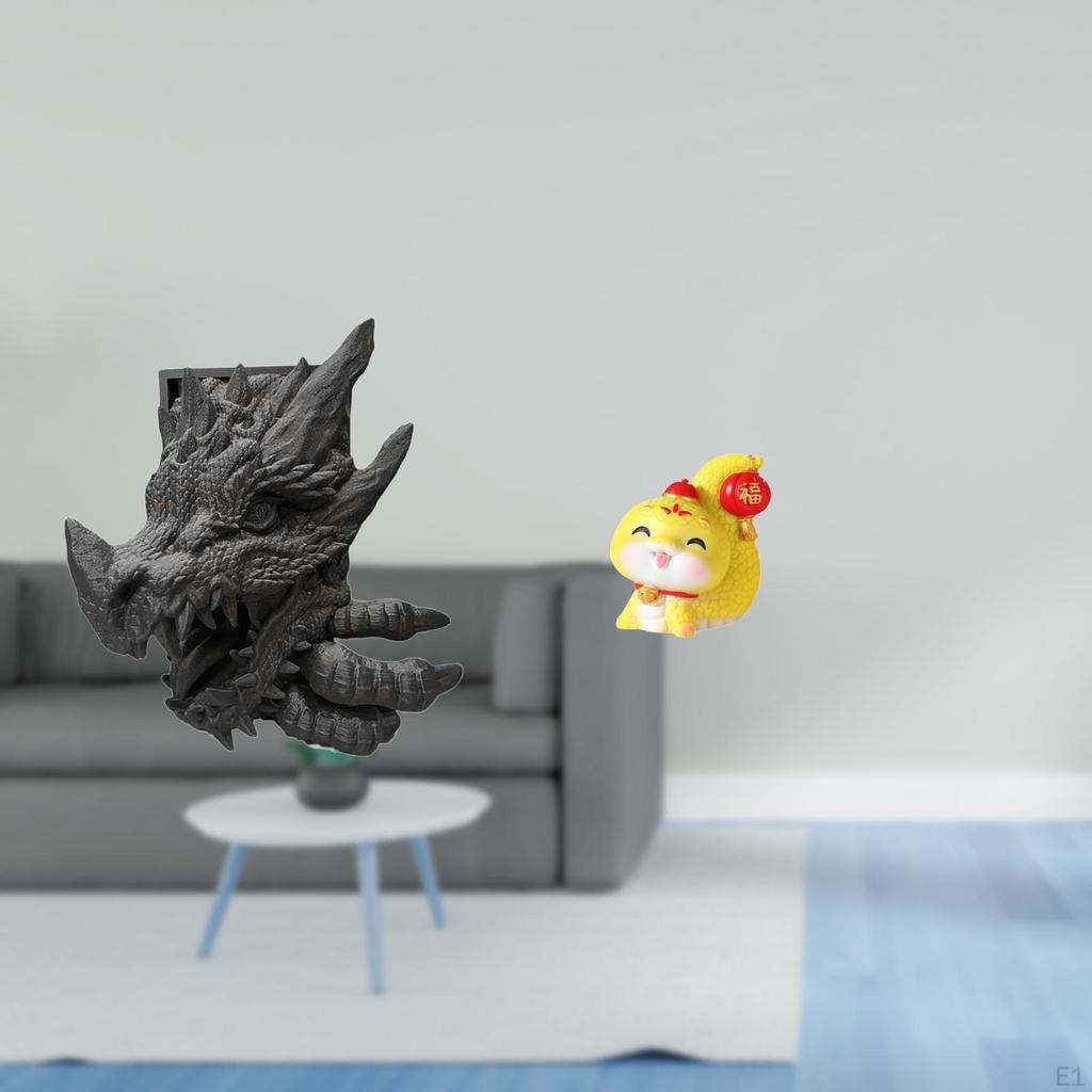 Serpent Bookend Decorative Resin Statue for Bookshelf Living Room Tabletop Ornament Office Bedroom
