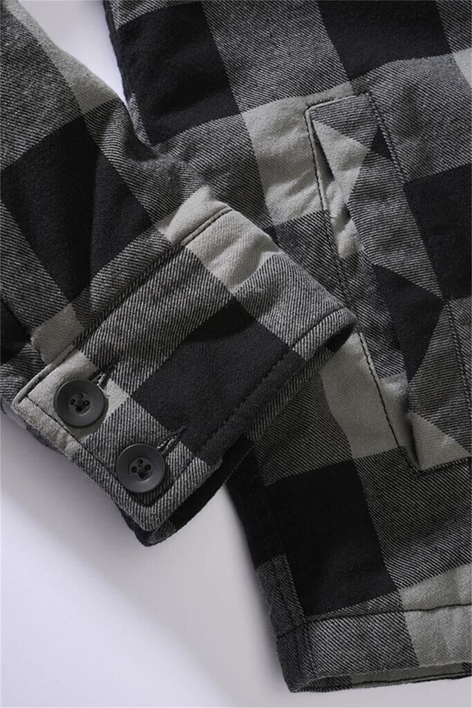 Зимняя куртка Brandit Lumberjacket (9478) black/charcoal